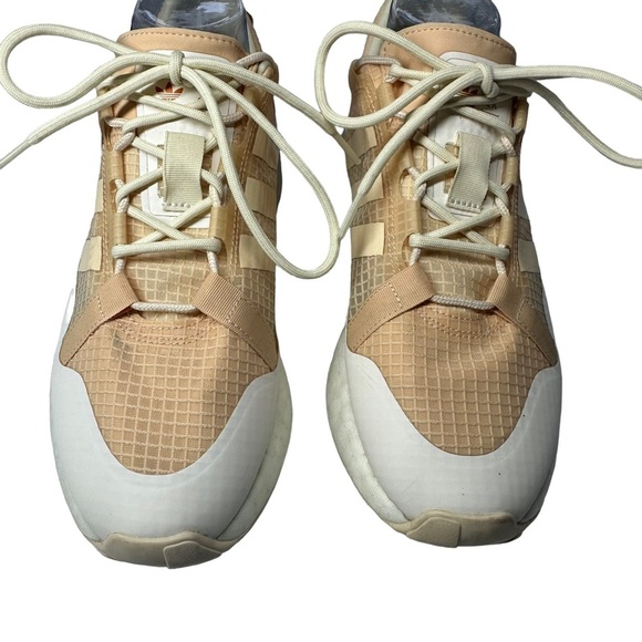 ADIDAS Women’s Sneakers ZX 2K Boost in Halo Amber Athletic Running US 9 - Picture 4 of 11